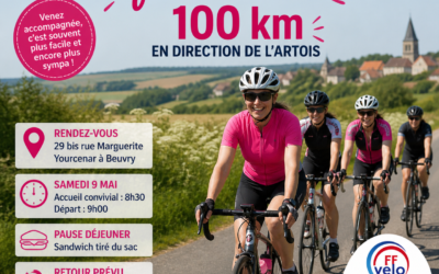Sortie 100 km – spéciale féminines (samedi 9 mai)